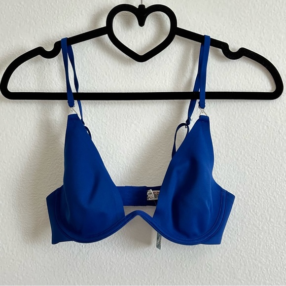NWT Free People Intimately Blue Ari Underwire Bra Size 32C - Picture 2 of 15